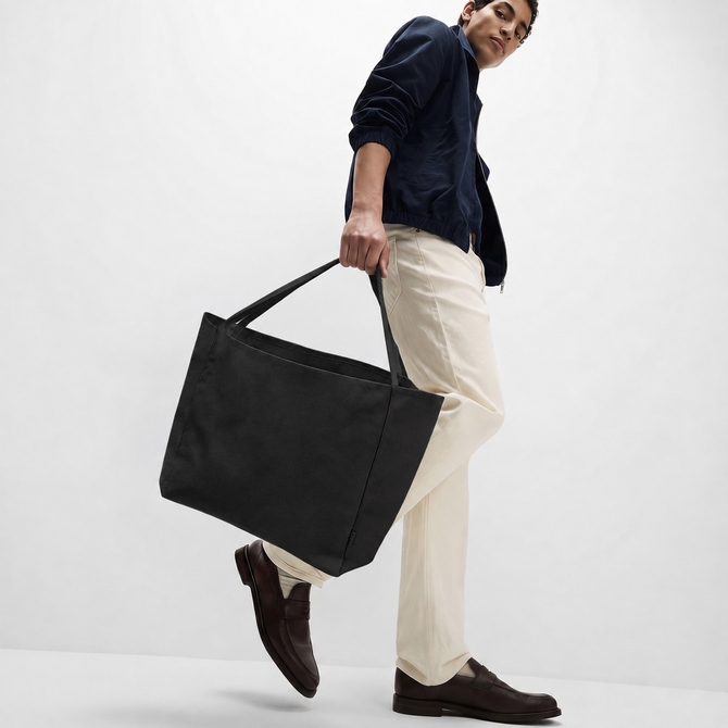 Шоппер-оверсайз «Grossbag» из переработанного хлопка, 340 г/м2