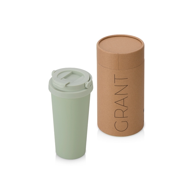 Вакуумная термокружка «Grant», soft-touch, тубус