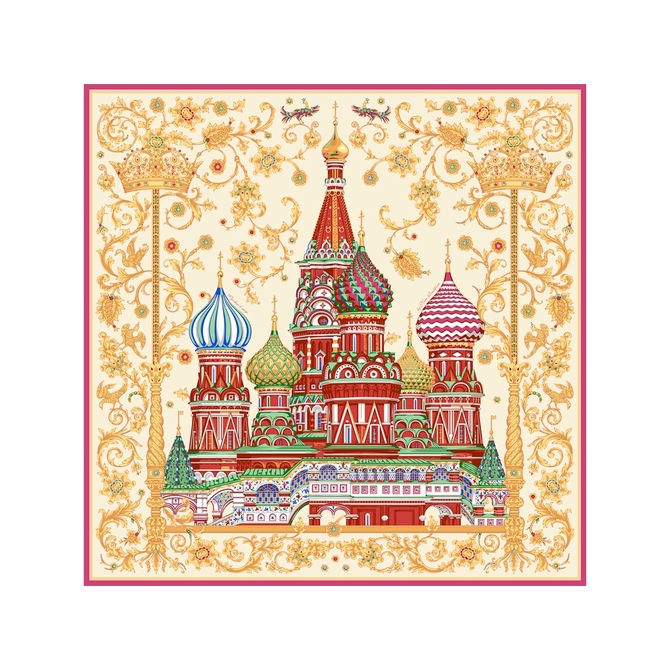 Платок «Собор Василия Блаженного»