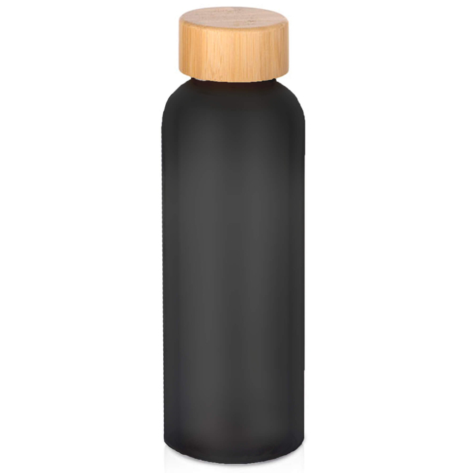 Бутылка для воды BAMBOO PET SOFT 550мл. Черная 6265.08