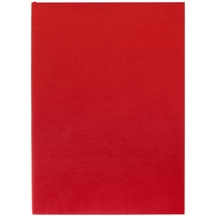 Ежедневник Flat Light, недатированный, красный