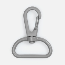 Застежка-карабин Snap Hook, L, серая