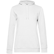Толстовка с капюшоном женская Hoodie, белая, размер L