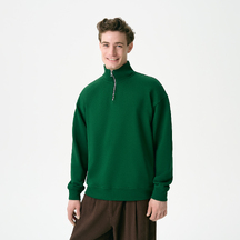 Толстовка на молнии унисекс Флоу (Flow), зеленая, размер 5XL/6XL