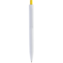 Ручка IGLA COLOR Белая с желтой кнопкой 1033.04